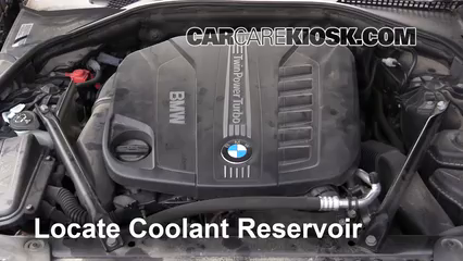 2014 BMW 535d xDrive 3.0L 6 Cyl. Turbo Diesel Antigel (Liquide de Refroidissement) Vérifiez le niveau d'antigel